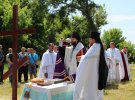 У селі Головач Полтавського району архієпископ освятив хрест на місці закладення храму