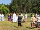 У селі Головач Полтавського району архієпископ освятив хрест на місці закладення храму
