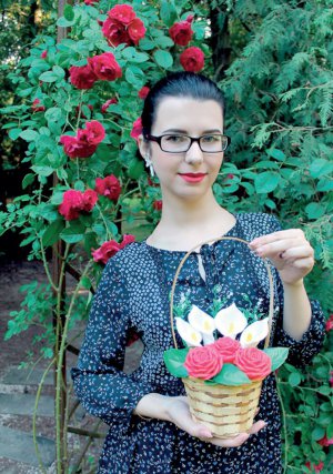  Ірина Ковальчук виготовляє букети з мила