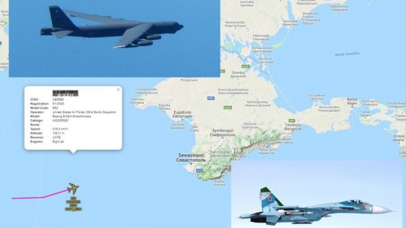 Российские истребители перехватили 3 американских бомбардировщика, которые осуществляли полет над Европой