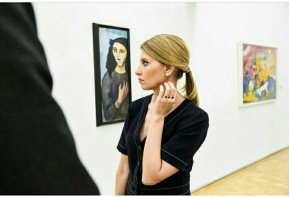 Олена Зеленська відвідала Національний центр мистецтв та культури Помпіду