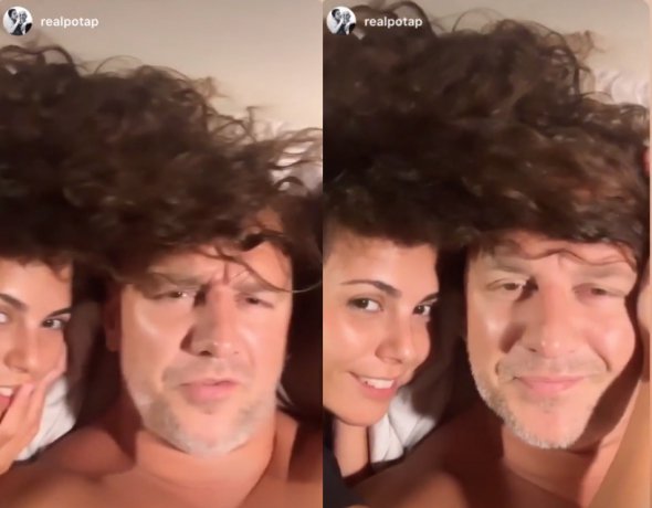 Продюсер Потап і його дружина, співачка Настя Каменських показали, як розважаються у ліжку