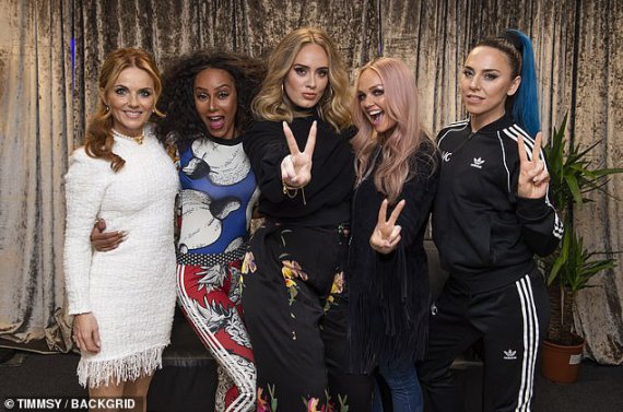 На прошлой неделе Адель побывала на концерте группы The Spice Girls