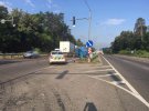 На въезде в Киев со стороны Житомирской трассы столкнулись две фуры. 30-летний водитель одной из них погиб