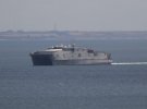 Американский быстроходный транспортно-десантный корабль USNS Yuma зашел в порт Одессы. Фото: dumskaya.net