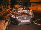 У Києві біля будинку по вул. Василя Липківського вибухнув автомобіль Lexus GS 300