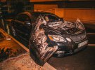 У Києві біля будинку по вул. Василя Липківського вибухнув автомобіль Lexus GS 300