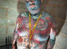 90% тіла Метью Вілана забите татуюваннями