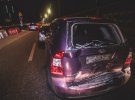 У Києві сталася аварія за участю трьох легковиків і автобуса, який прямував до Білорусі