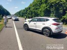 На трасі під Харковом у смертельному   у лобовому зіткненні зійшлися   Hyundai та мікроавтобус Ford з пасажирами