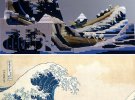 "Большая волна" Хокусая от Канагавы
