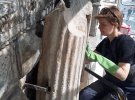  Во Львове продолжается реставрация Черной каменицы. Реставраторы продолжают находить артефакты 18 века.