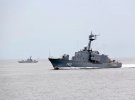 В Черном море прошли учения. Моряки НАТО и Украины проводили слаживание