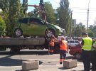 Водителей Киева штрафуют за неправильную парковку автомобилей