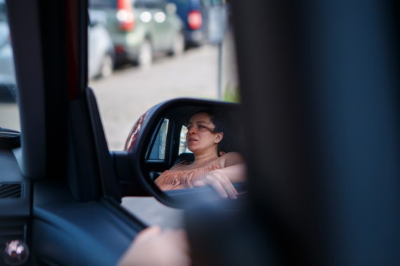 Стрімкі перейми у киянки почались під час дороги у пологовий, але через затори була загроза не доїхати вчасно