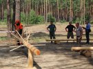 В Полтавском районе провели ХХІ Полтавский областной конкурс-соревнование вальщиков леса