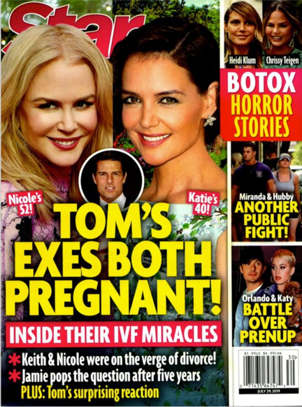 Журнал Star поширив фейкову інформацію щодо вагітності Ніколь Кідман