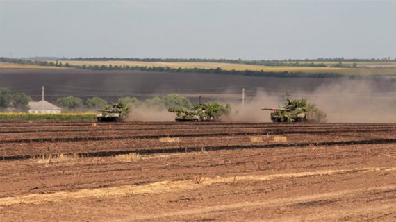 Об'єднані сили провели навчання на Донбасі. Фото: Facebook