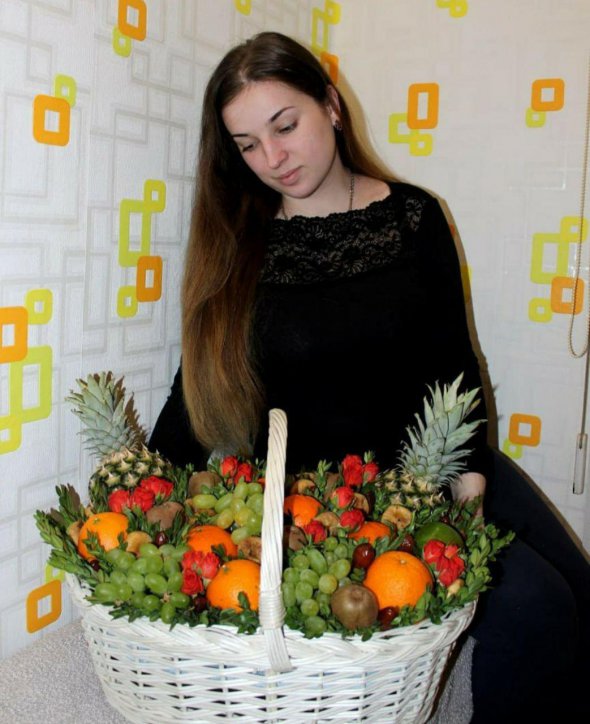 Виктория Дорошенко делает съедобные букеты