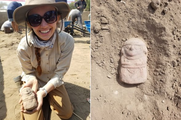 Студентка знайшла унікальну статуетку у Перу, Латинська Америка