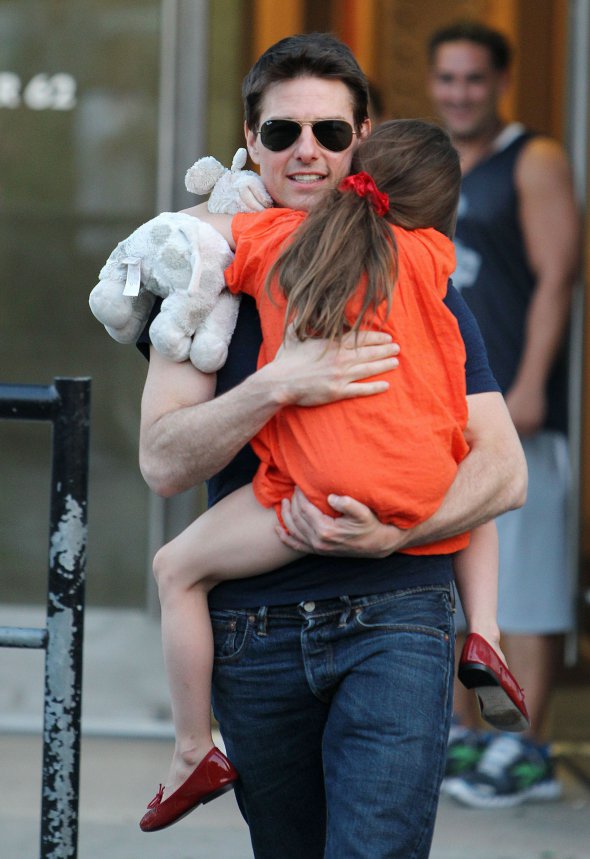 Том Круз з донькою Сурі 6 років тому 