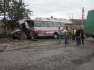В Струсове на Тернопольщине столкнулись грузовик и рейсовый автобус. Шестеро травмированных. В самом тяжелом состоянии - водитель автобуса