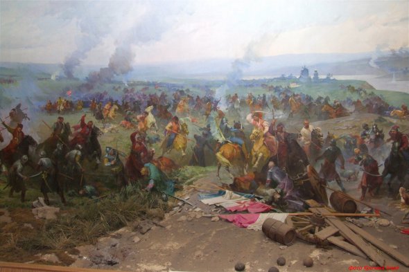 В ходе Зборовской битвы казаки разгромили войска польского короля Яна II Казимира