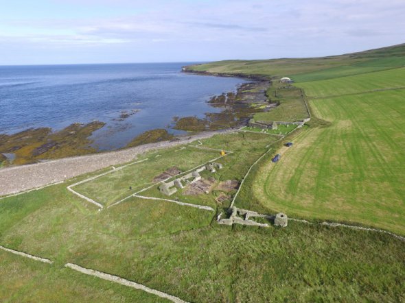 На острове неподалеку Шотландии нашли здание эпохи викингов