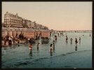 Пляж и море, Бланкенберге, Бельгия, 1890-1900.