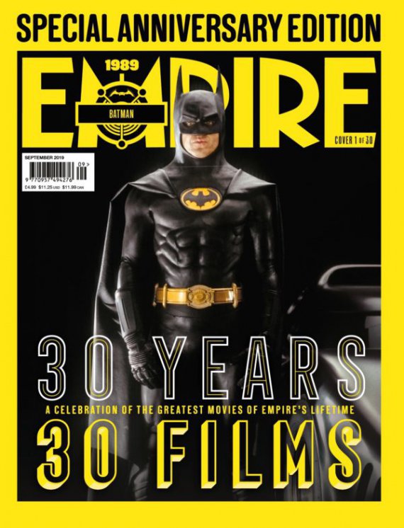 Журнал Empire випустив ювілейний номер із 30-ма обкладинками. На них зображені найважливіші фільми, що вийшли з 1989-го до 2018 року