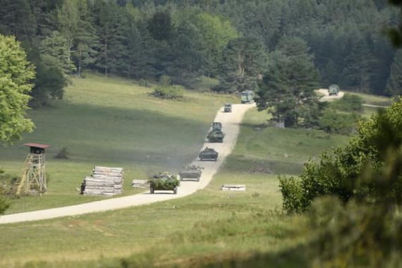Українські військові показали, як будуть "зачищати" ворога в рамках тренувань Combined Resolve 12