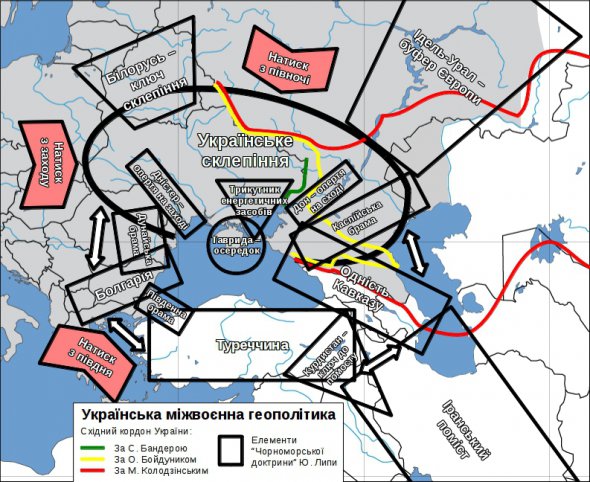 Геополитическая доктрина и место в ней Украины изложена Юрием Липой
