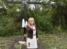 У селі Межове встановили хрест пам'яті жертв голодомору