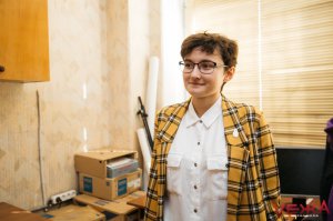 Маша Ошовська, ініціаторка створення станції. Фото: vezha.vn.ua