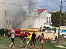 У Чорноморську  на Одещині палає дитячий розважальний центр   Тusik