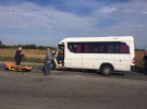 В Днепропетровской области произошло ДТП. Пострадало 13 людей