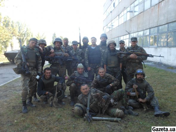 Серпень 2014 року Лутугине, зведений розвідвзвод