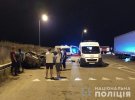 На 108 км автодороги Киев-Чоп столкнулись ВАЗ и Opel Insignia Погибли 3 мужчин и 15-летний парень. Три женщины получили травмы