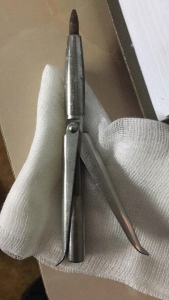 Киевлянин выстрелил в жену гарпуном