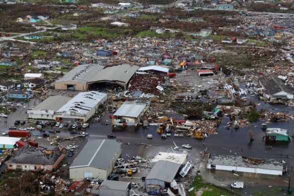 Разрушительные последствия урагана Дориан на Багамах, остров Абако