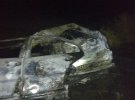 В ДТП в Донецкой области загорелся автомобиль, погибли два человека