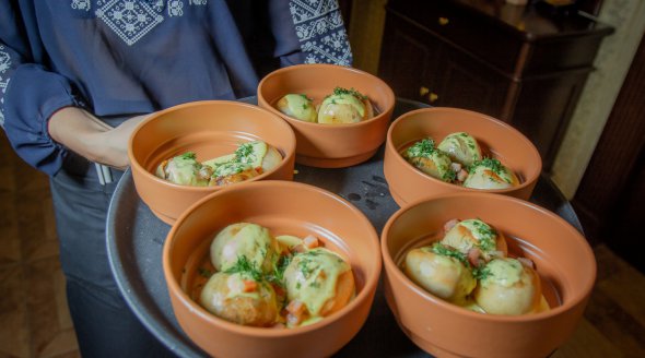 Підсмажені галушки