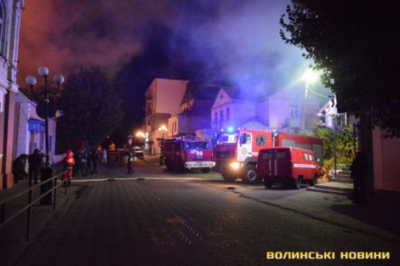 В ночь на 20 сентября в Луцке горел военный госпиталь