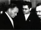 1962 Михаил Стельмах, Иван Дзюба, Иван Светличный в Союзе писателей Украины