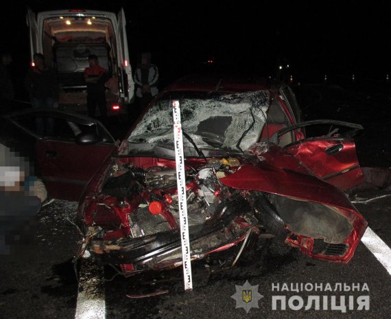 В Ореховском районе Запорожской области столкнулись MAN и легковушка Zaz-Daewoo. Трое погибших, среди них - 2-летний мальчик