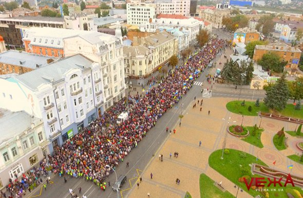 В Виннице прошел марш традиционных ценностей