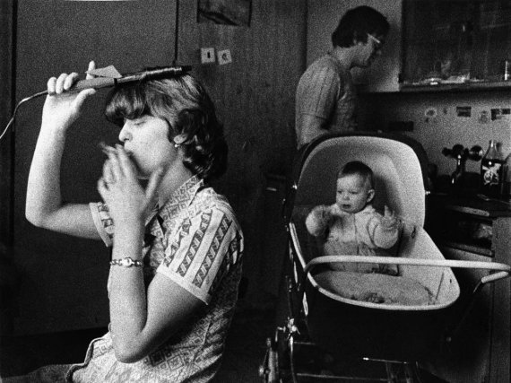 З циклу "Ідилія на кухні", в Кржижові, Чехія, 1983 рік