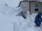 Штат Монтана (США) засыпало снегом