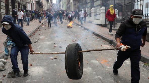 Эквадор охватило восстание против президента. Фото: uk.reuters.com