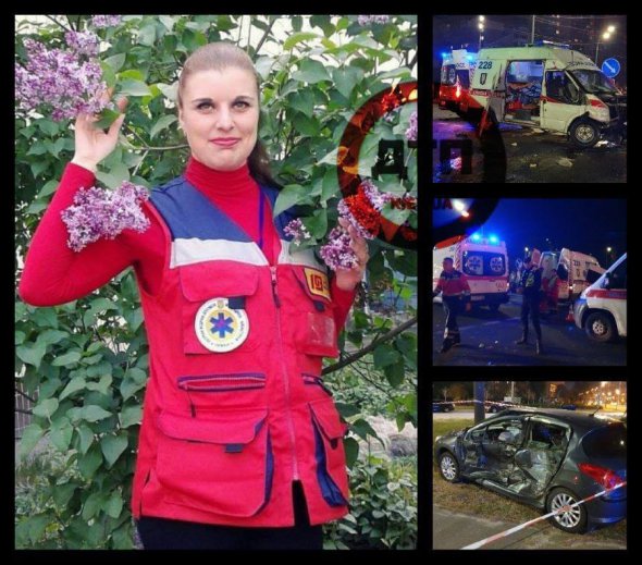  У Києві зіштовхнулися   швидка  допомога та автомобіль Peugeot.  серед загиблих - 23-річна фельдшер